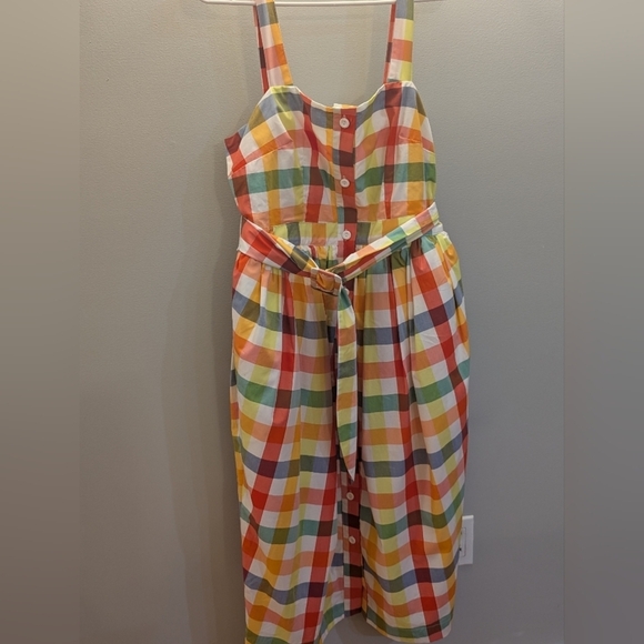 Christopher John Rogers Multicolor Plaid Dress - Picture 3 of 15